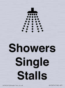 Showers with Single Stalls